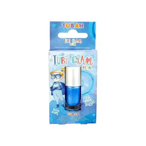 ⁨Lakier Tubi Glam - niebieski perłowy⁩ w sklepie Wasserman.eu