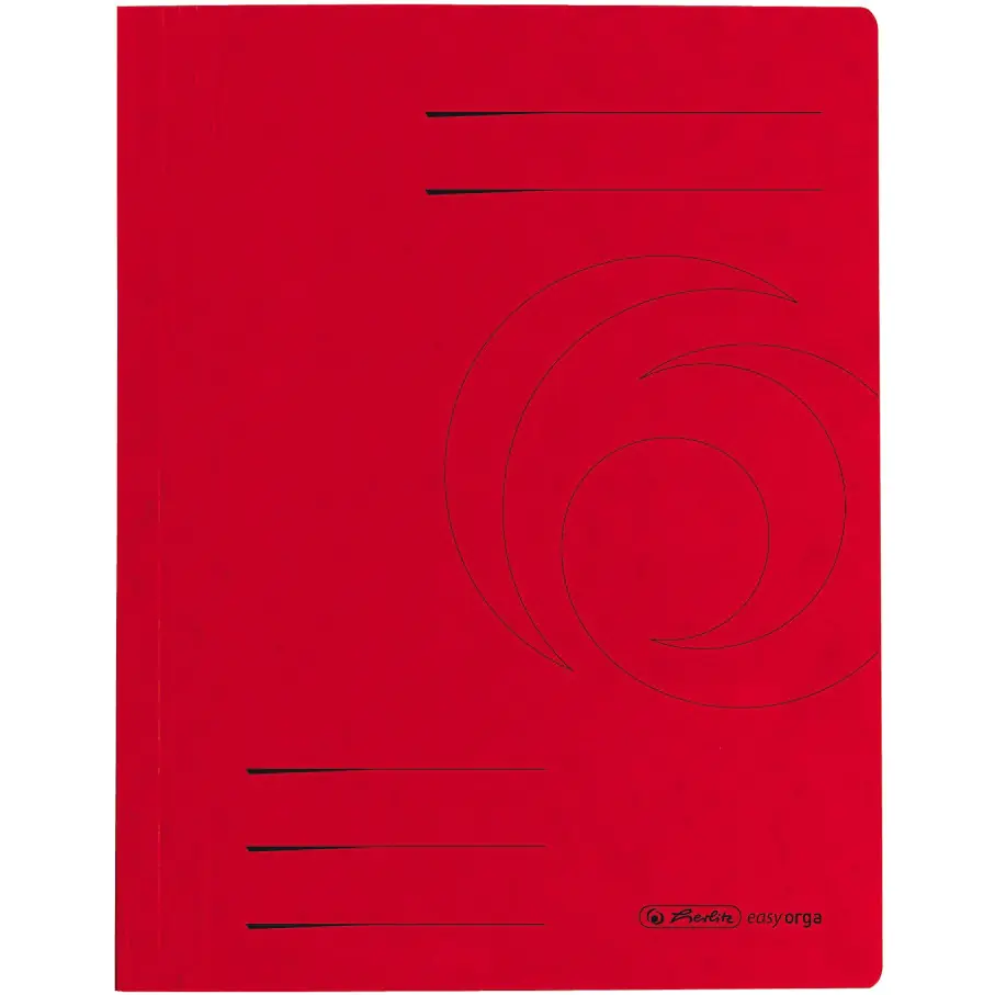 ⁨Cardboard binder A4 red 11094695 HERLITZ⁩ at Wasserman.eu