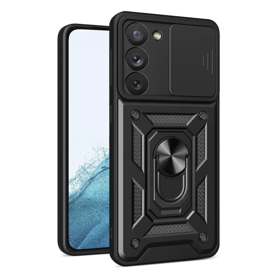 ⁨Case SAMSUNG GALAXY S23+ Nexeri CamShield Pro black⁩ at Wasserman.eu