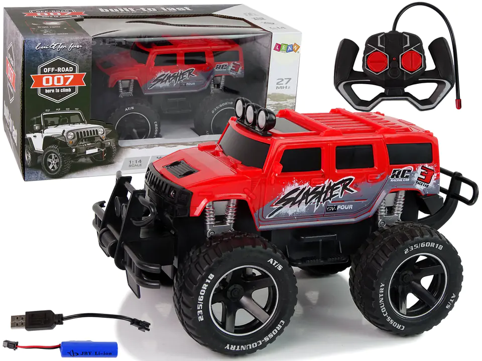 Cross-country car R/C 1:14 red at Wasserman.eu