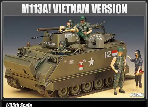 ⁨Plastic model Vietnam War M113A1 1/35⁩ at Wasserman.eu