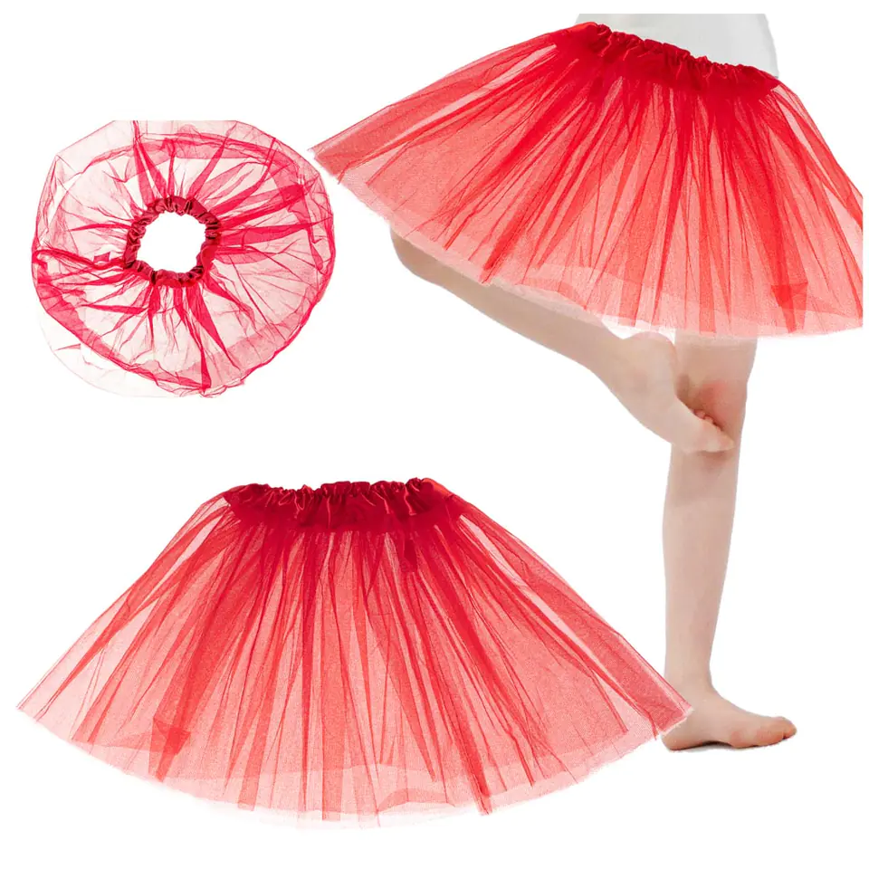 ⁨Tutu tulle skirt costume red outfit⁩ at Wasserman.eu