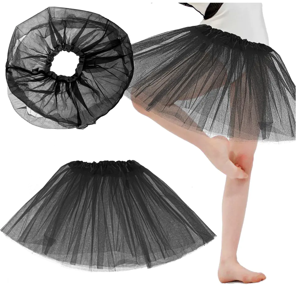 ⁨Tutu tulle skirt costume black⁩ at Wasserman.eu