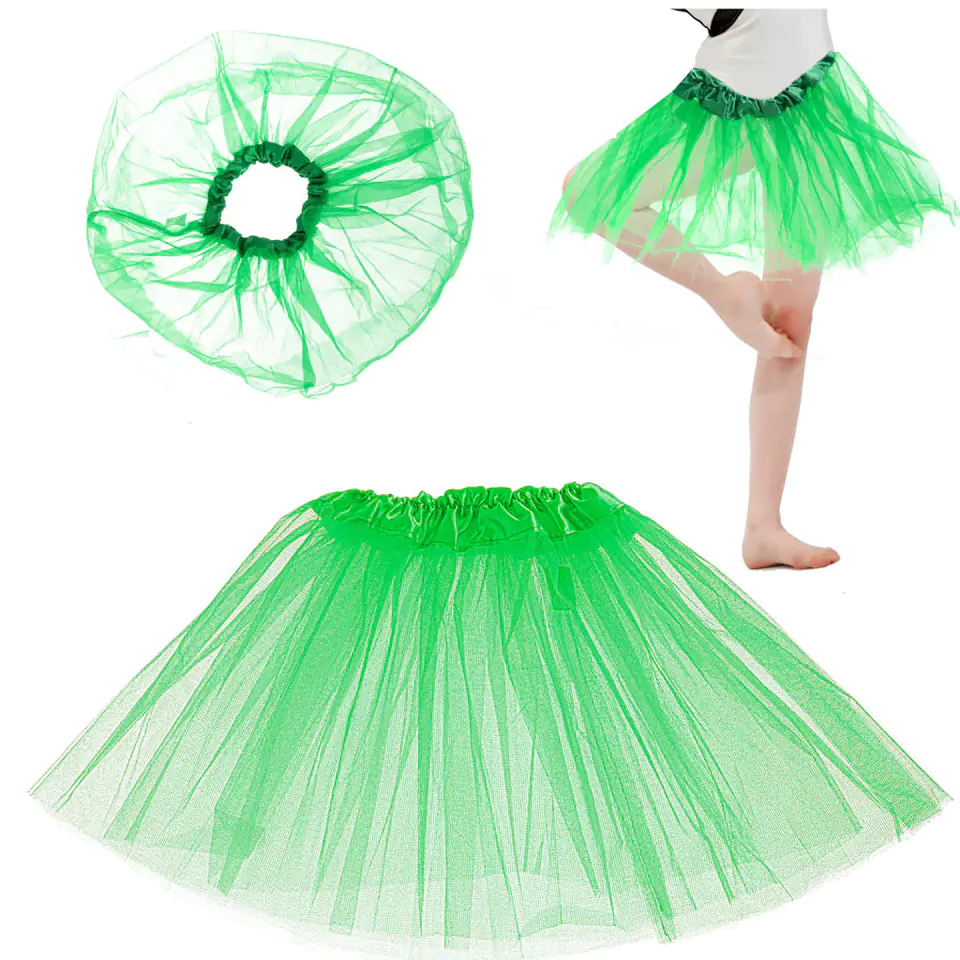 ⁨Tutu tulle skirt costume green outfit⁩ at Wasserman.eu