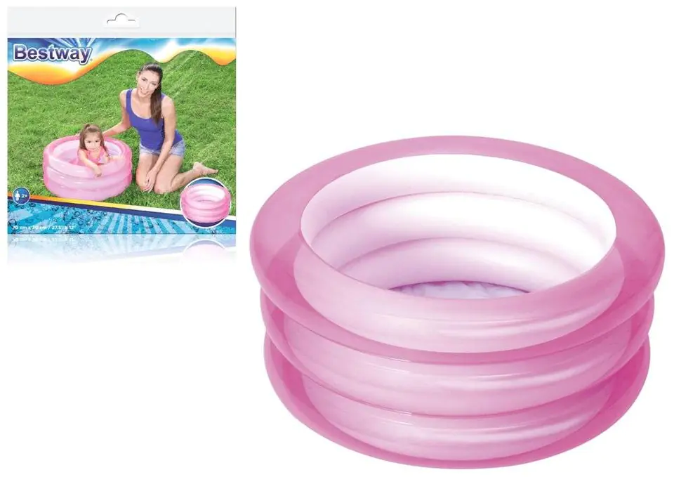 ⁨Mini Paddling poll Pink/Blue 70x30cm⁩ at Wasserman.eu