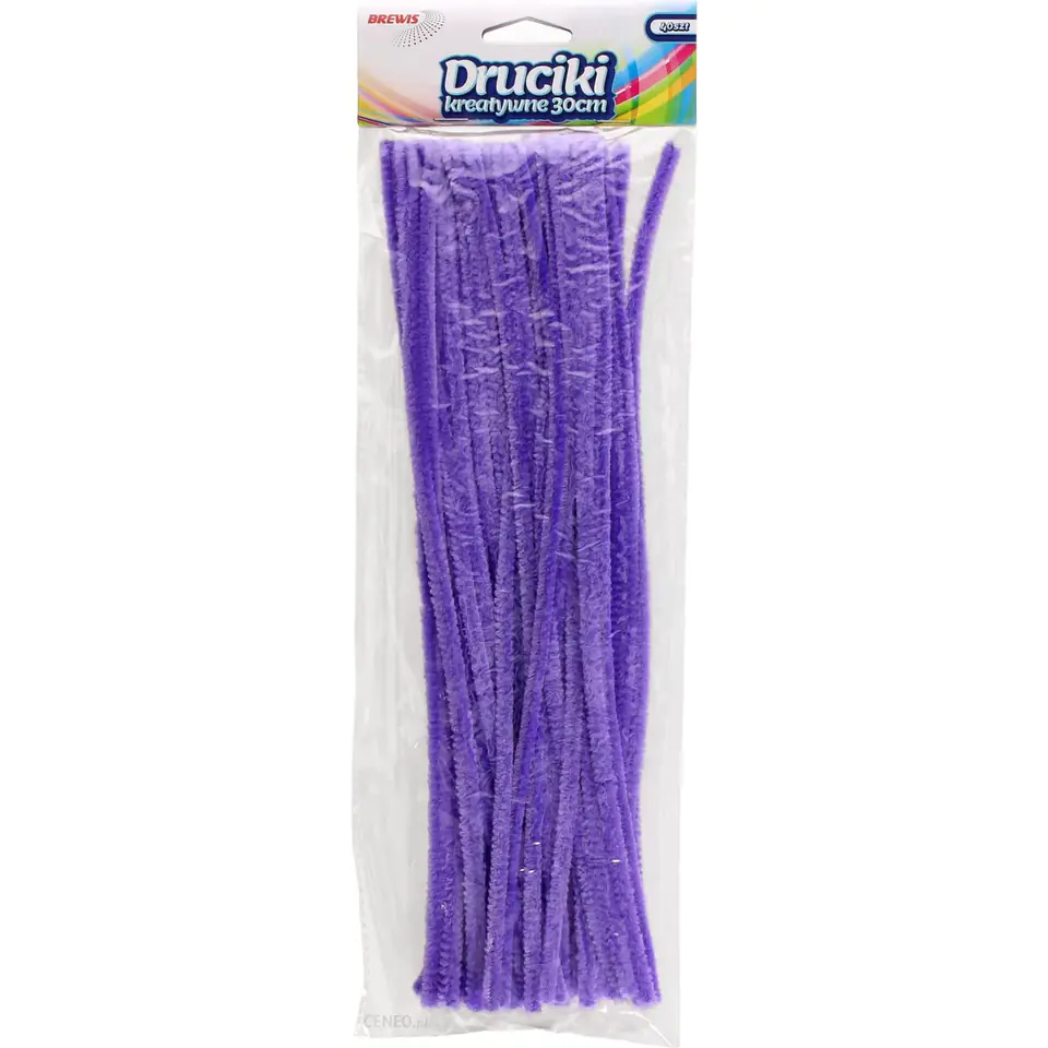 ⁨Druciki kreatywne dr20 fioletowe 30cm (40) BREWIS⁩ w sklepie Wasserman.eu