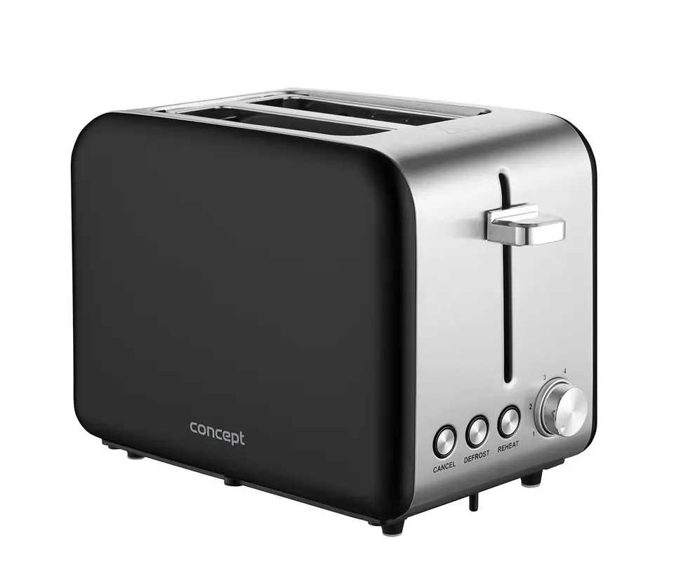Toaster TE2052 inox black at Wasserman.eu