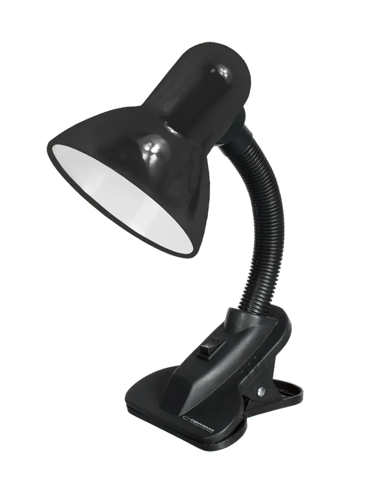 ⁨ELD106K Esperanza desk lamp e27 procyon black⁩ at Wasserman.eu