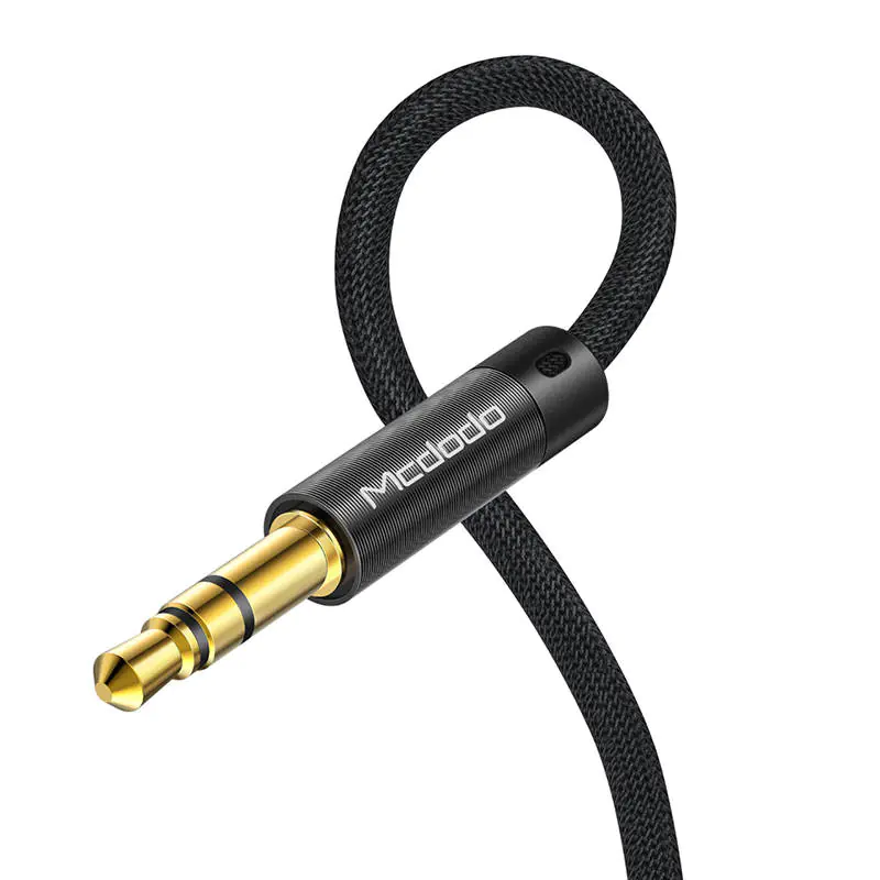 ⁨AUX mini jack cable 3.5mm Mcdodo CA-6640 1.2m (black)⁩ at Wasserman.eu