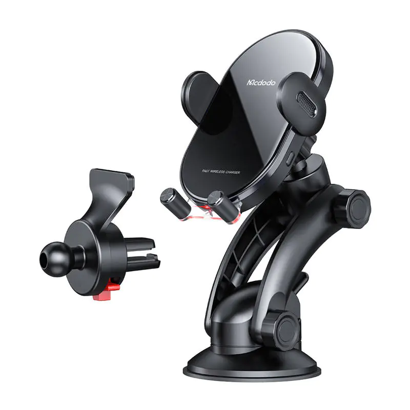 ⁨Car holder with inductive charger Mcdodo CH-7620 (black)⁩ at Wasserman.eu