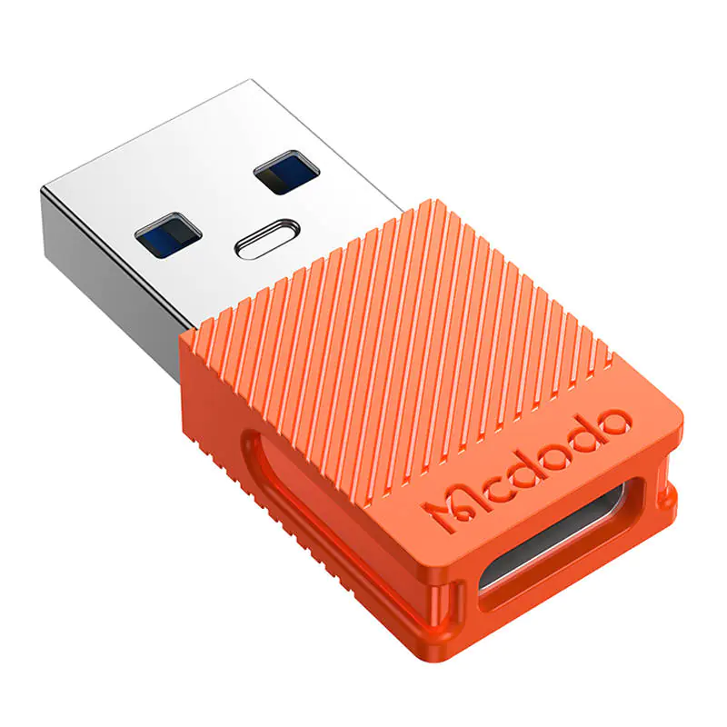 ⁨USB-C to USB 3.0 Adapter, Mcdodo OT-6550 (orange)⁩ at Wasserman.eu