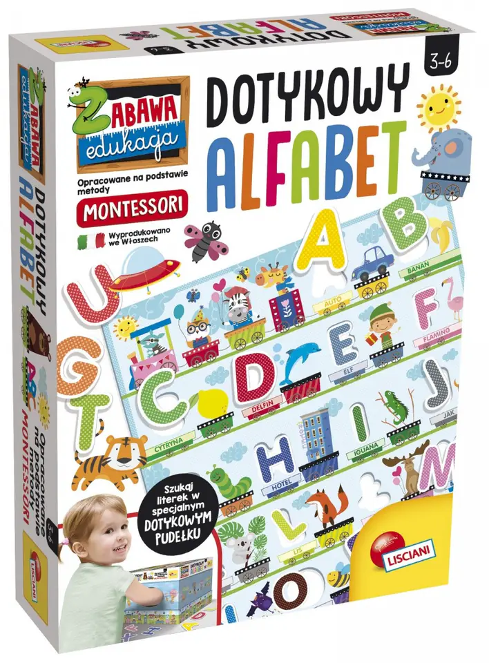Gra Montessori Dotykowy alfabet w sklepie Wasserman.eu