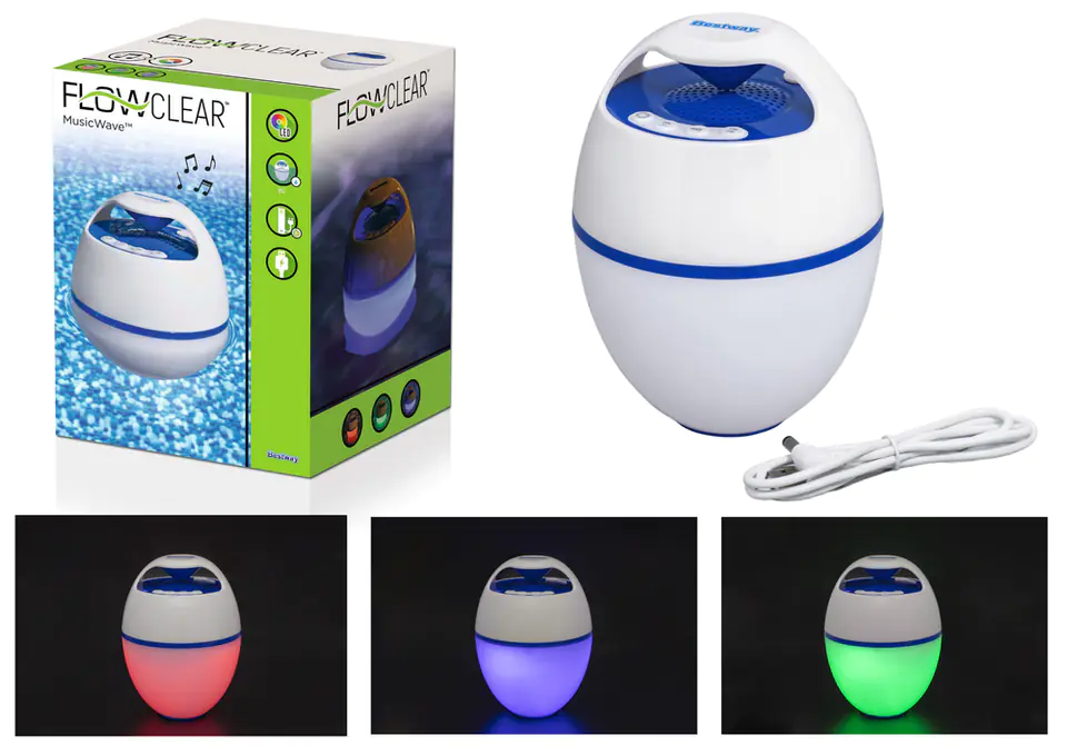 Pływający Głośnik Bluetooth LED Bestway 58700 w sklepie Wasserman.eu