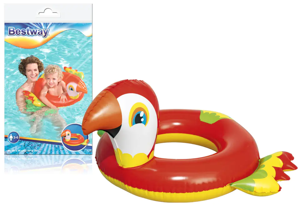 Koło Do Pływania Papuga 84 x 76 cm Bestway 36128 w sklepie Wasserman.eu