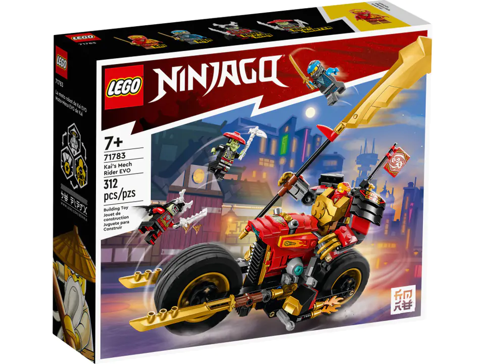 ⁨LEGO Ninjago Jeździec-Mech Kaia EVO 71783⁩ w sklepie Wasserman.eu