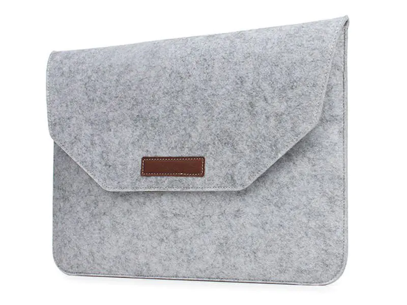 ⁨Felt Case Briefcase for Macbook Air/ Pro 13 grey⁩ at Wasserman.eu