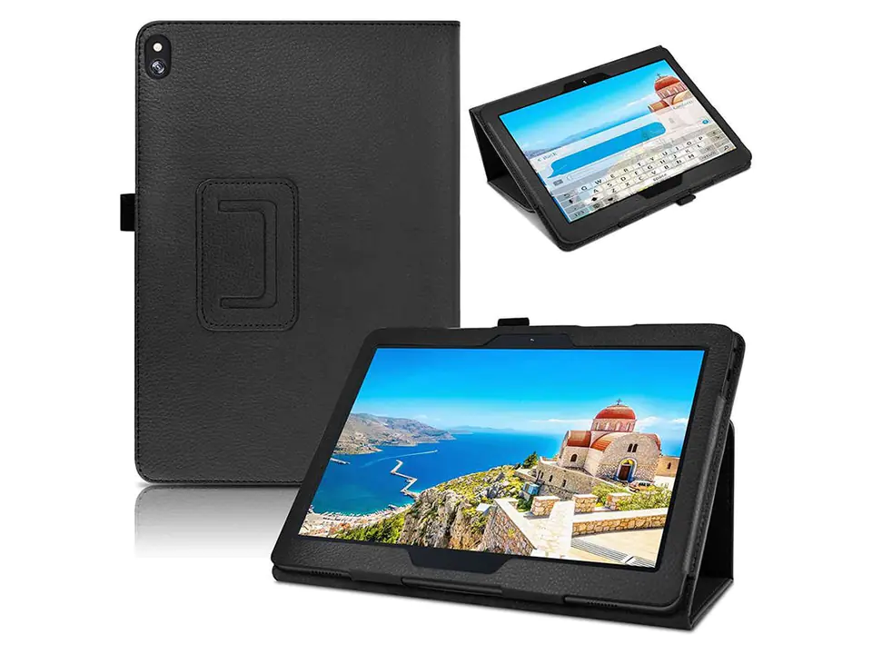 ⁨Stand Cover Alogy stand for Lenovo Tab M10 10.1 TB-X505 f/L Black⁩ at Wasserman.eu