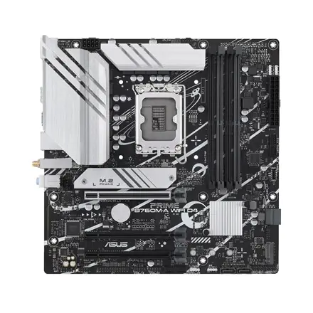 ⁨Asus PRIME B760M-A WIFI D4 Processor family Intel, Processor socket LGA1700, DDR4 DIMM, Memory slots 4, Supported hard disk dri⁩ w sklepie Wasserman.eu