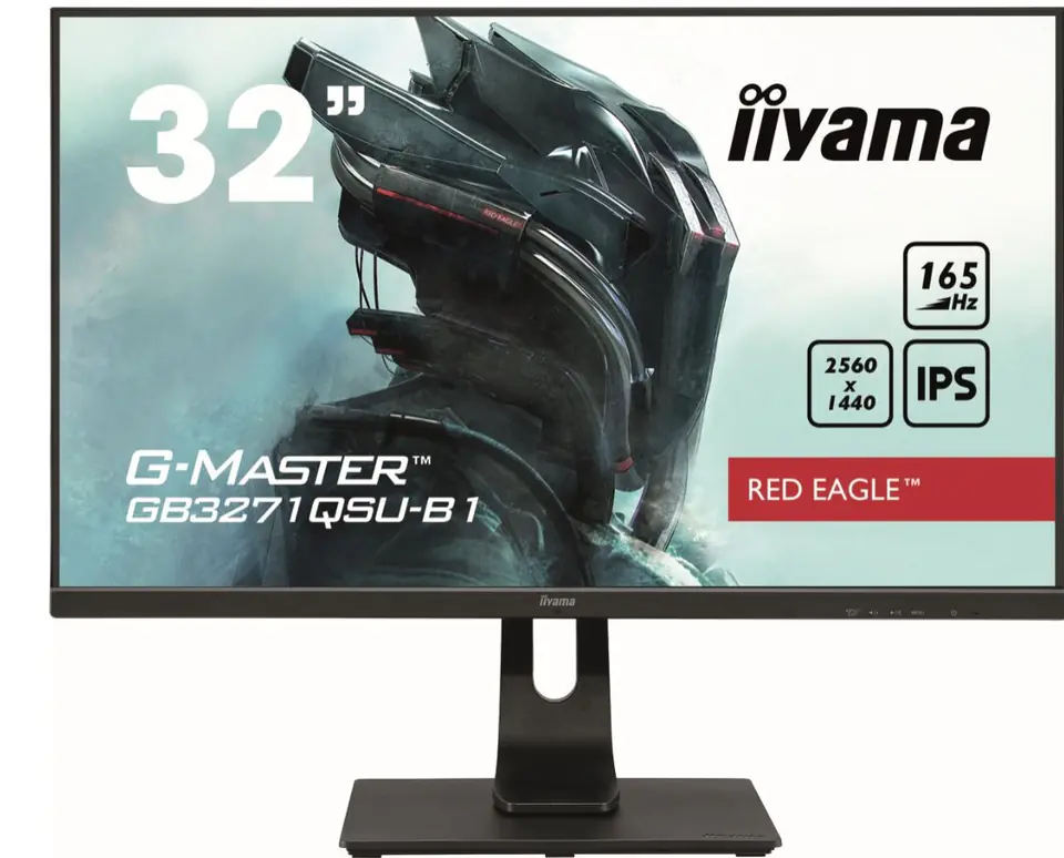 ⁨Monitor 31.5 cala GB3271QSU-B1 QHD,1ms,IPS,165Hz,HDMI,DP,400cd,FreeSync⁩ w sklepie Wasserman.eu