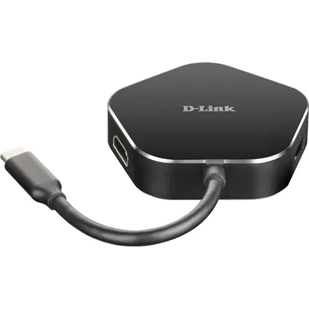 ⁨D-LINK USB-C 4-port USB 3.0 hub with HDMI and USB-C charging port⁩ at Wasserman.eu