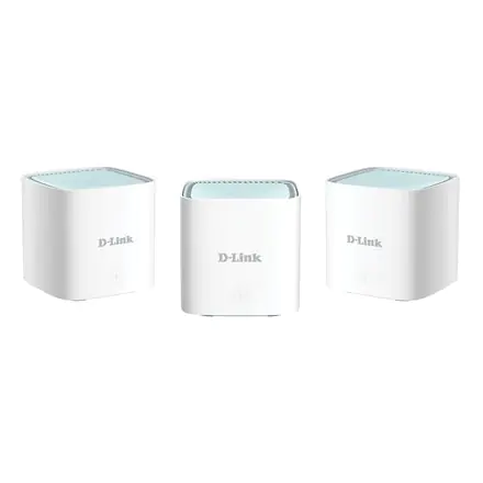 ⁨D-Link EAGLE PRO AI AX1500 Mesh System M15-3 (3-pack) 802.11ax, 1200+300 Mbit/s, 10/100/1000 Mbit/s, porty Ethernet LAN (RJ-45)⁩ w sklepie Wasserman.eu