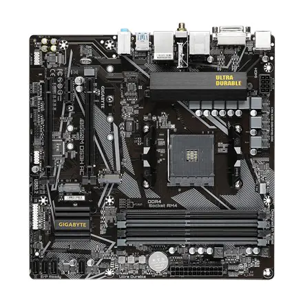 ⁨Gigabyte B550M DS3H AC 1.0/1.1/1.2/1.3 M/B Processor family AMD, Processor socket AM4, DDR4 DIMM, Memory slots 4, Supported hard⁩ w sklepie Wasserman.eu