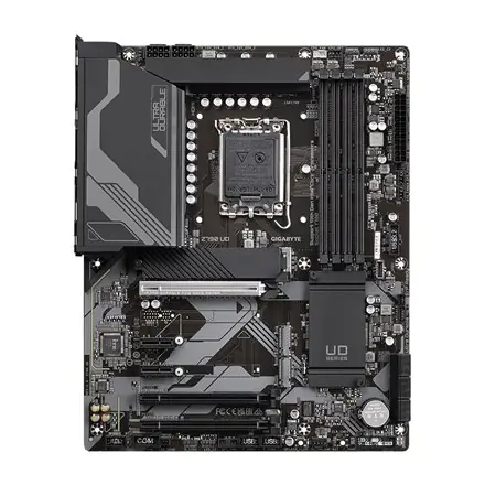 ⁨Gigabyte Z790 UD 1.0 M/B Processor family Intel, Processor socket LGA1700, DDR5 DIMM, Memory slots 4, Supported hard disk drive⁩ at Wasserman.eu