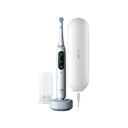 ⁨Oral-B | iO10 Series | Electric Toothbrush | Rechargeable | For adults | ml | Number of heads | Stardust White | Number of brush heads included 1 | Number of teeth brushing modes 7⁩ at Wasserman.eu