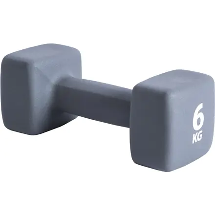 ⁨Pure2Improve P2I201440 Dumbbells, 1 pcs, 6 kg, Grey, Neoprene⁩ at Wasserman.eu