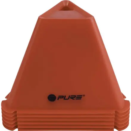 ⁨Pure2Improve | Triangle Cones Set of 6 | Red⁩ w sklepie Wasserman.eu