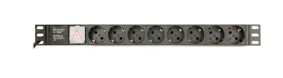 ⁨Listwa zasilająca rack 8 x German Socket 3M⁩ w sklepie Wasserman.eu