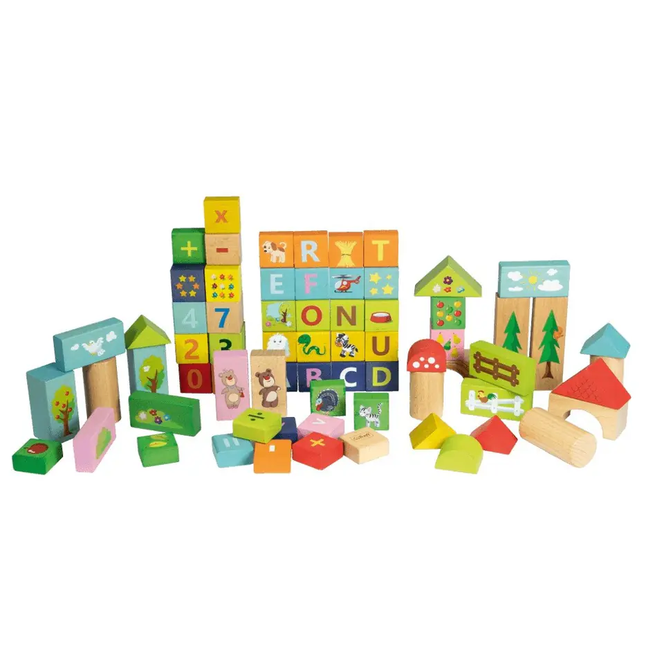 Wooden blocks Clever blocks of Bear Zdzis at Wasserman.eu