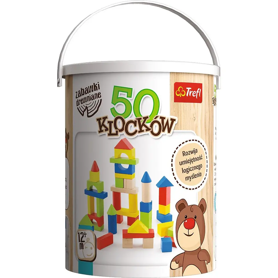 Wooden blocks 50 elements at Wasserman.eu