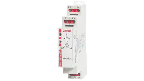 ⁨Przekaźnik nadzorczy 3-fazowy 3(N) 1P 3(N)400/230V AC 50/60 Hz RPN-1VFS-A400 864372⁩ w sklepie Wasserman.eu