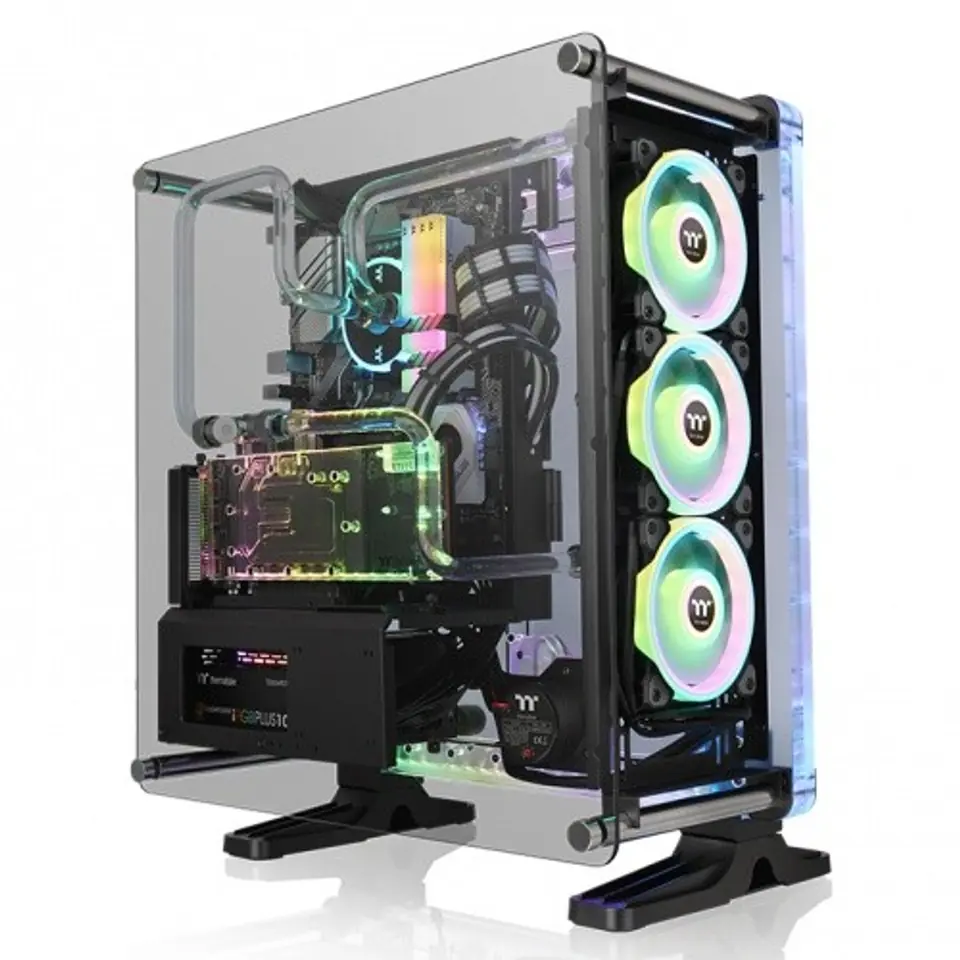 ⁨Thermaltake DistroCase 350P Black TG⁩ at Wasserman.eu