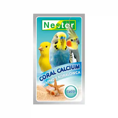 ⁨NESTOR Wapno z koralowca dla ptaków 40g [CC]⁩ w sklepie Wasserman.eu