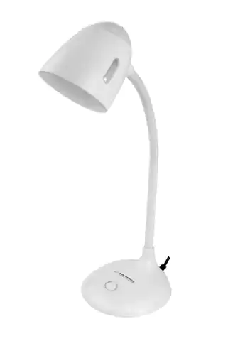 ⁨ELD110W Esperanza lampka biurkowa e27 electra biała⁩ w sklepie Wasserman.eu