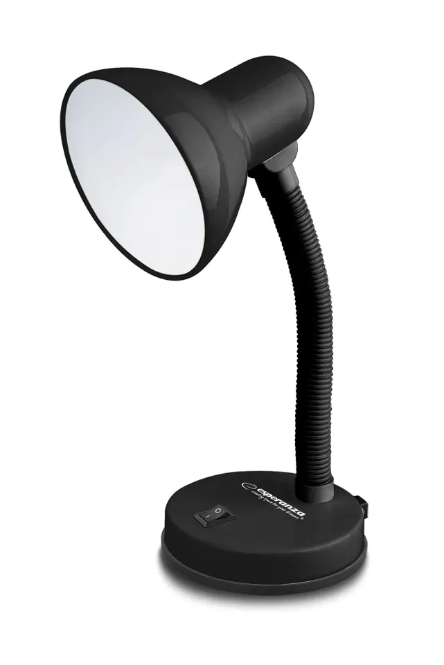 ⁨ELD109K Esperanza desk lamp e27 vega black⁩ at Wasserman.eu