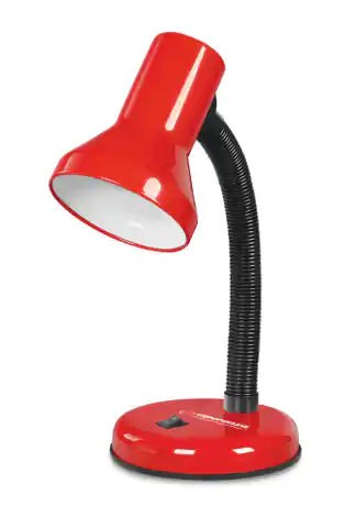 ⁨ELD108R Esperanza lampka biurkowa e27 altair czerwona⁩ w sklepie Wasserman.eu