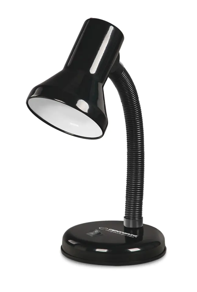 ⁨ELD108K Esperanza desk lamp e27 altair black⁩ at Wasserman.eu