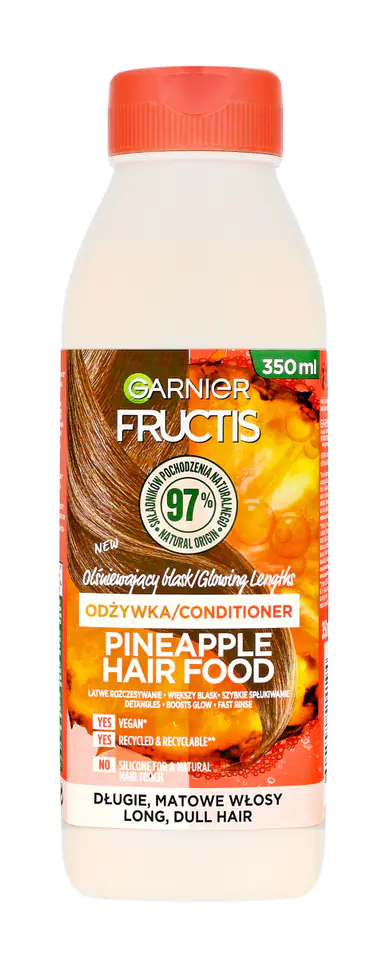 ⁨GAR FRUCTIS HAIR FOOD Odżywka 350ml Pineapple⁩ w sklepie Wasserman.eu