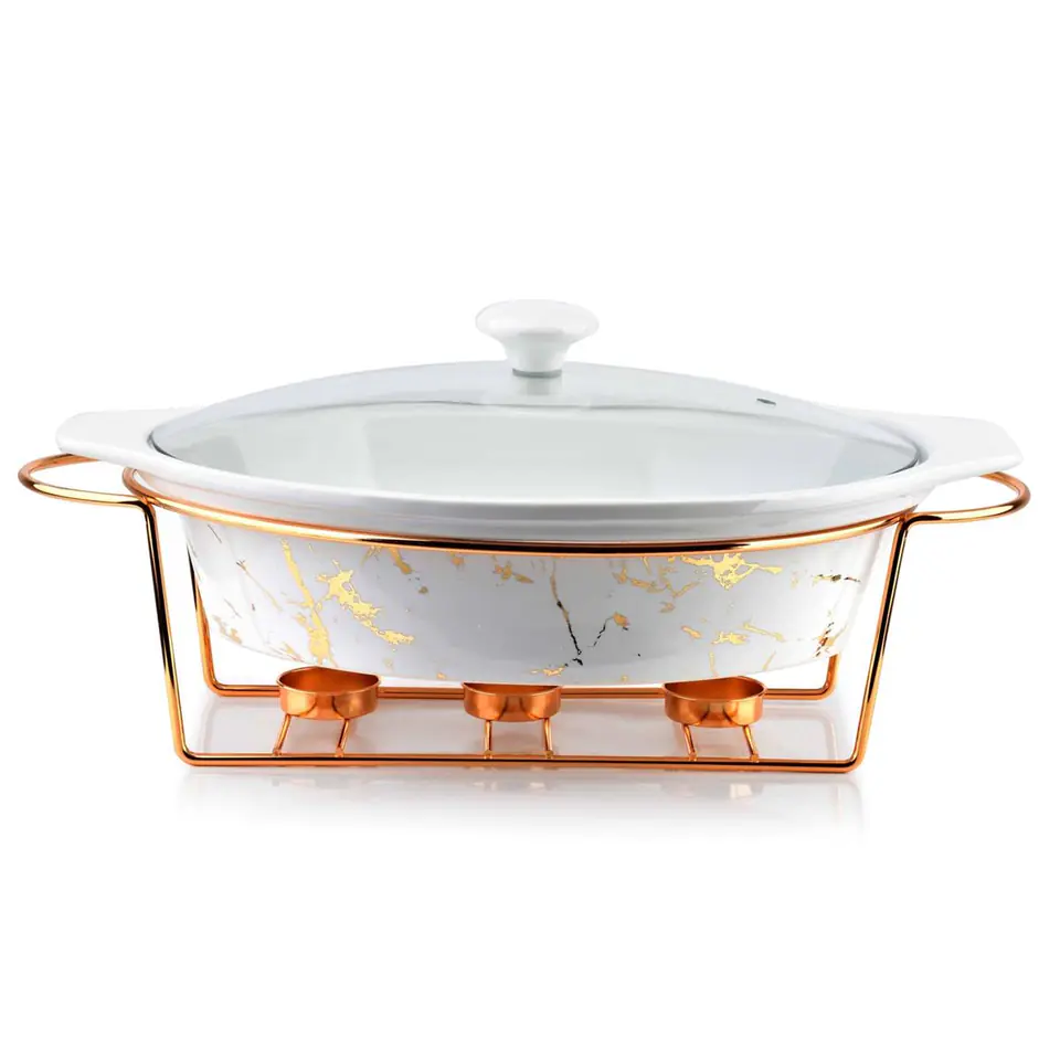 ⁨Naczynie z podgrzewaczem Elegant 2,6L⁩ w sklepie Wasserman.eu