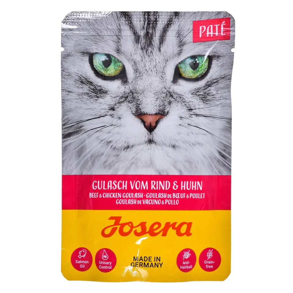 ⁨JOSERA Pate chicken stew with beef - wet food for cats - 85 g⁩ at Wasserman.eu