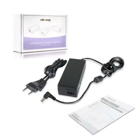 ⁨Whitenergy AC Power Adapter Laptop Charger 15V 6A 90W 6.3x3.0mm⁩ at Wasserman.eu