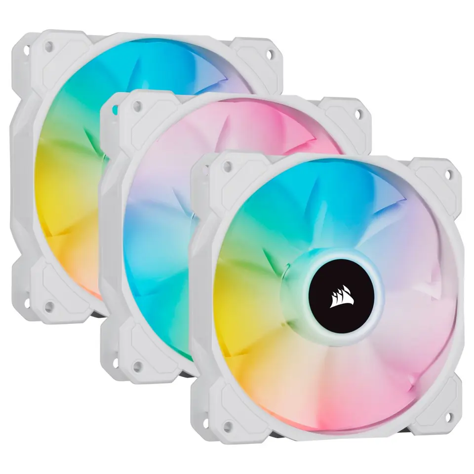 CORSAIR Fan White SP120 RGB ELITE 120mm Triple at Wasserman.eu