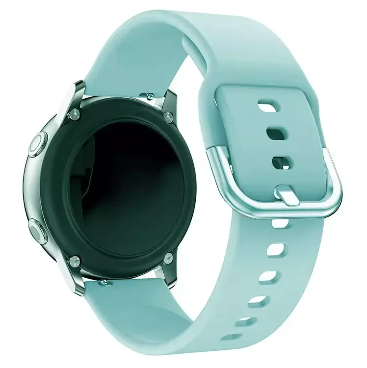 Silicone Strap TYS smartwatch wristband universal 20mm turquoise at Wasserman.eu