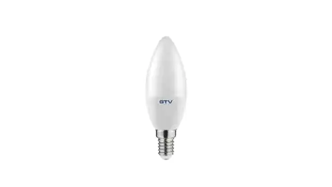 ⁨LED SMD bulb 2835, E14, C37, 8W, 700lm, 3000K, AC220-240V, beam angle 160,⁩ at Wasserman.eu