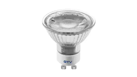 ⁨LED SMD bulb 2835, GU10, 5W, 400lm, 4000K, AC220-240V, GLASS, BEAM ANGLE 38*⁩ at Wasserman.eu