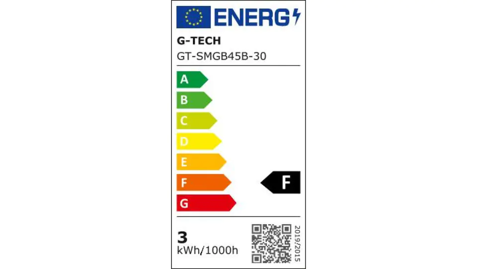 ⁨Żarówka LED SMD 2835, E14, B45B, 3W, 200 lm, 3000K, AC220-240V, 50-60 Hz, kąt świecenia 160⁩ w sklepie Wasserman.eu