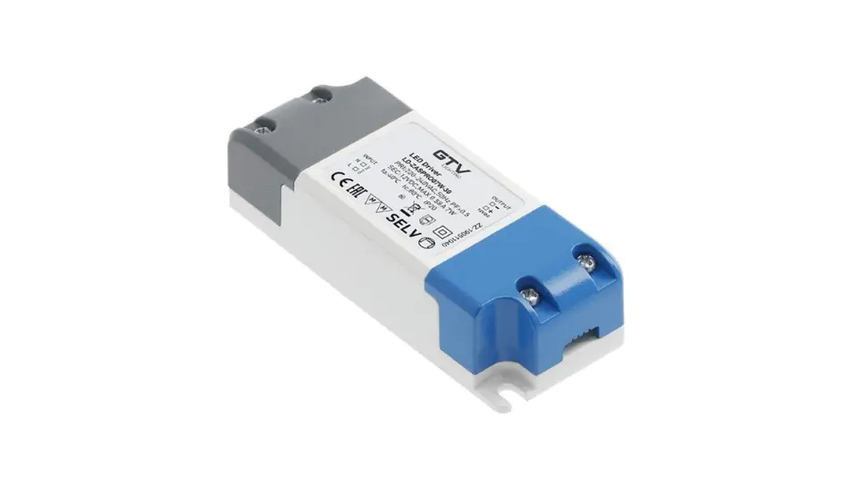 ⁨LED Power Supply PRO 12V, 7W, input 220-240VAC, IP20, dim.100x39x25 mm⁩ at Wasserman.eu